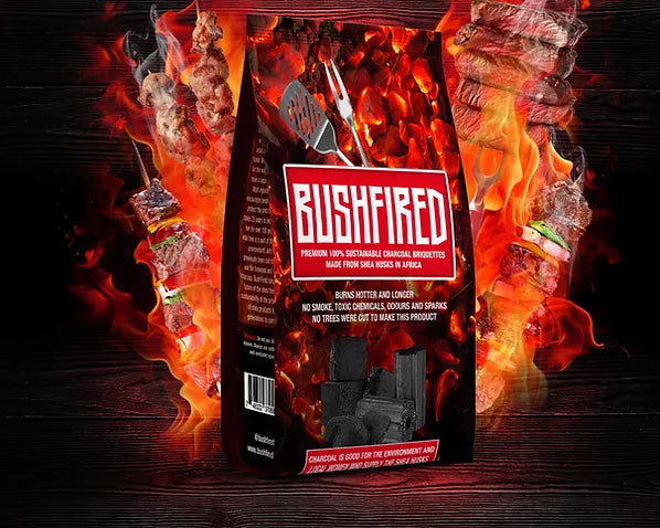 Bushfired Charcoal Briquettes