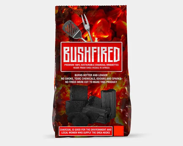 Bushfired Charcoal Briquettes